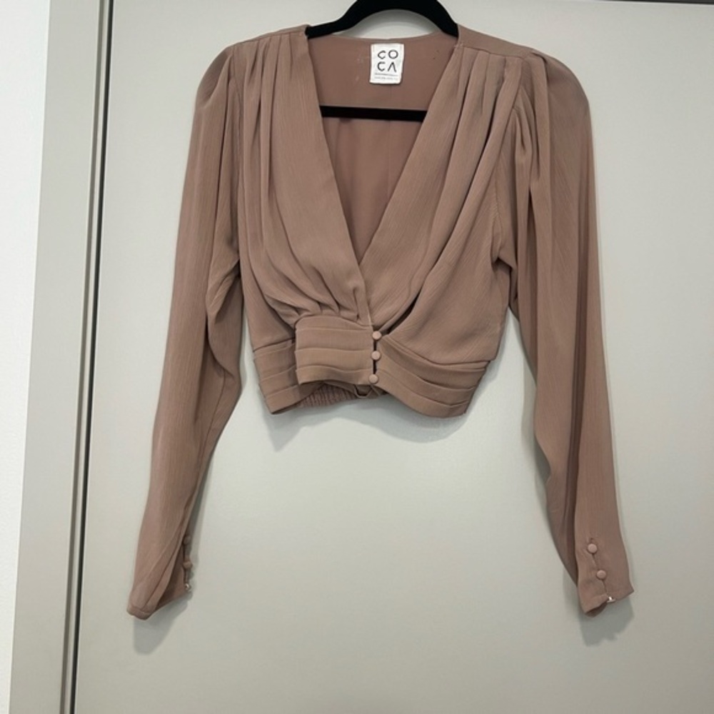 V neck wrap shirt